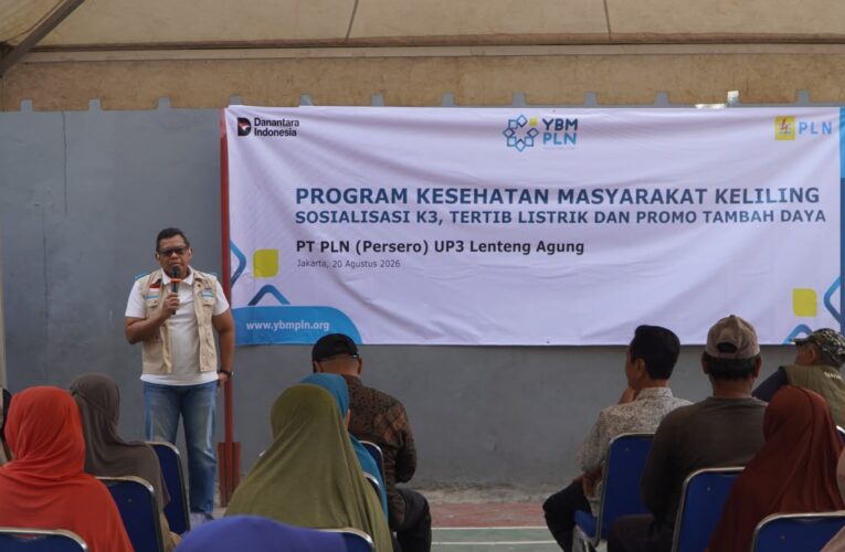PLN Bersama YBM PLN Hadirkan Layanan Kesehatan, Edukasi K3, dan Promo Tambah Daya untuk Warga Lenteng Agung
