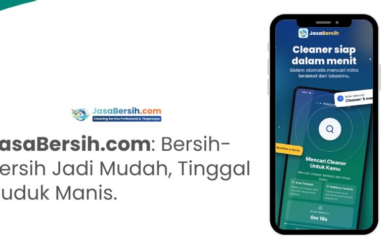 JasaBersih.com Permudah Pemesanan Cleaning Service lewat Teknologi Digital