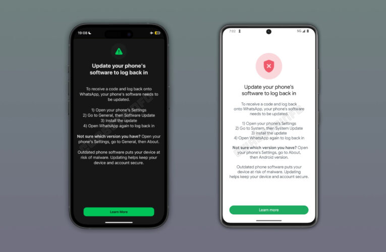 WhatsApp Blokir Login di HP dengan OS Lama, Wajib Update Sebelum Masuk